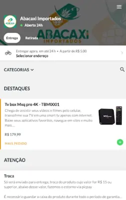 Abacaxi Importados android App screenshot 2